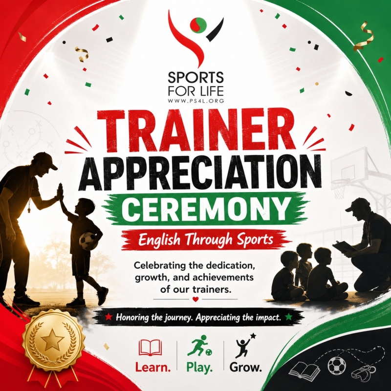 The Graduation Ceremony of the English Through Sports – Training of Trainers (TOT) Program